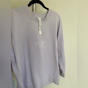 Lululemon oversized crew size 10 lavender